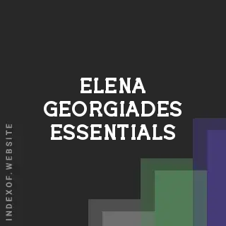 Elena Georgiades Essentials | Indexof