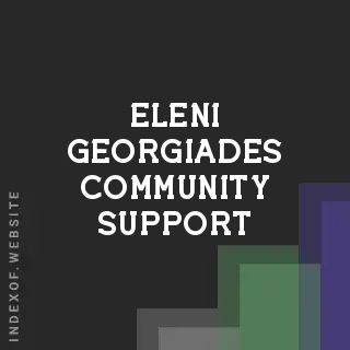 Eleni Georgiades Community Support | Indexof