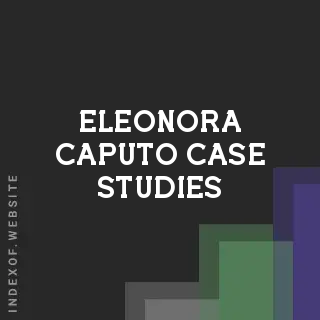 Eleonora Caputo Case Studies | Indexof