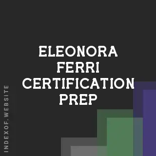 Eleonora Ferri Certification Prep | Indexof