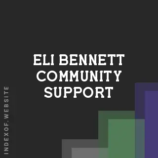 Eli Bennett Community Support | Indexof