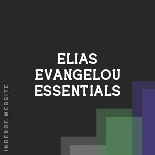 Elias Evangelou Essentials | Indexof