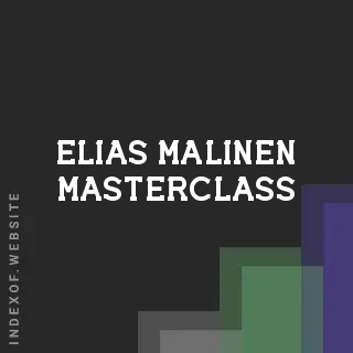 Elias Malinen Masterclass | Indexof