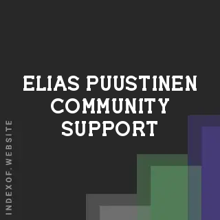 Elias Puustinen Community Support | Indexof