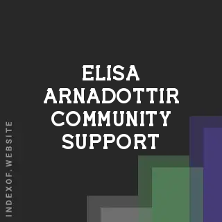 Elisa Arnadottir Community Support | Indexof