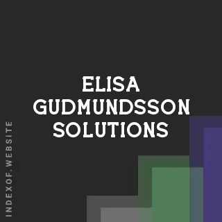 Elisa Gudmundsson Solutions | Indexof