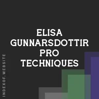 Elisa Gunnarsdottir Pro Techniques | Indexof
