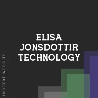 Elisa Jonsdottir Technology | Indexof