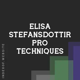 Elisa Stefansdottir Pro Techniques | Indexof