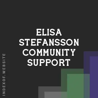 Elisa Stefansson Community Support | Indexof