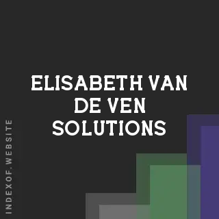 Elisabeth van de Ven Solutions | Indexof