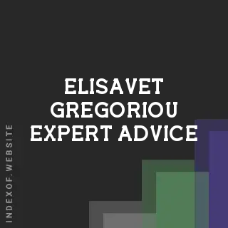 Elisavet Gregoriou Expert Advice | Indexof