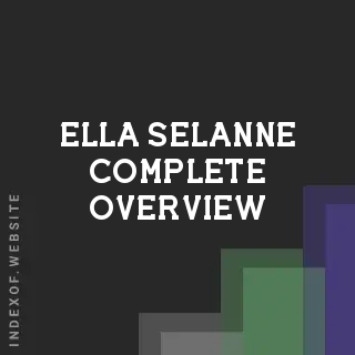 Ella Selanne Complete Overview | Indexof
