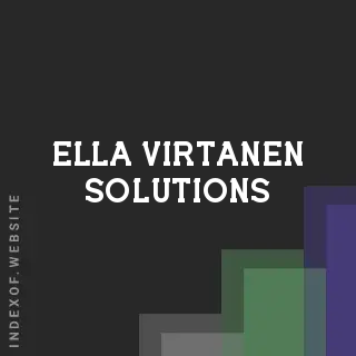 Ella Virtanen Solutions | Indexof