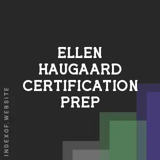 Ellen Haugaard Certification Prep | Indexof