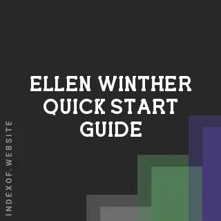 Ellen Winther Quick Start Guide | Indexof