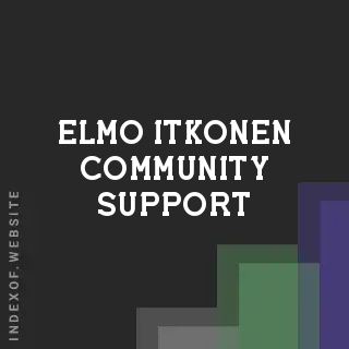 Elmo Itkonen Community Support | Indexof