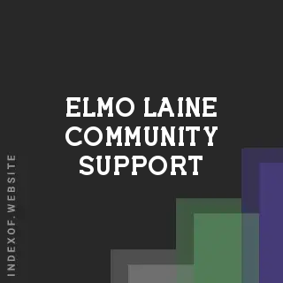 Elmo Laine Community Support | Indexof