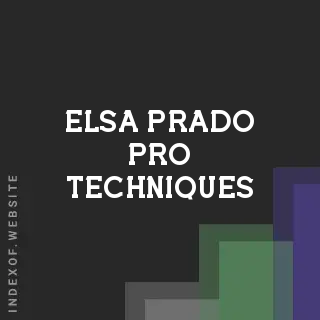 Elsa Prado Pro Techniques | Indexof