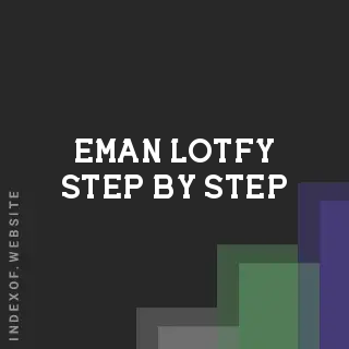 Eman Lotfy Step-by-Step | Indexof