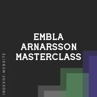 Embla Arnarsson Masterclass | Indexof