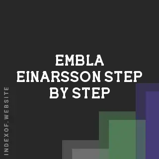 Embla Einarsson Step-by-Step | Indexof