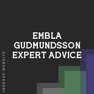 Embla Gudmundsson Expert Advice | Indexof