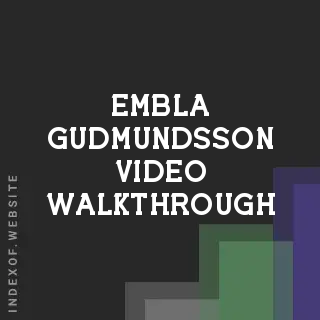 Embla Gudmundsson Video Walkthrough | Indexof