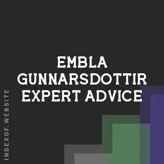 Embla Gunnarsdottir Expert Advice | Indexof