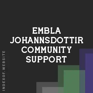 Embla Johannsdottir Community Support | Indexof