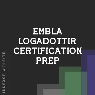 Embla Logadottir Certification Prep | Indexof
