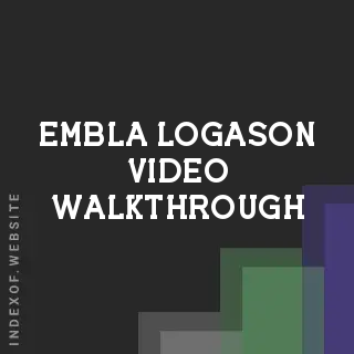 Embla Logason Video Walkthrough | Indexof