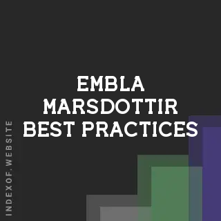 Embla Marsdottir Best Practices | Indexof