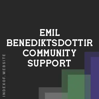 Emil Benediktsdottir Community Support | Indexof