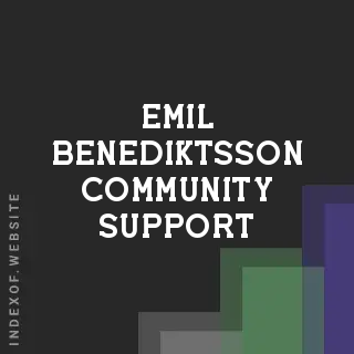 Emil Benediktsson Community Support | Indexof