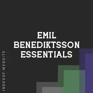 Emil Benediktsson Essentials | Indexof
