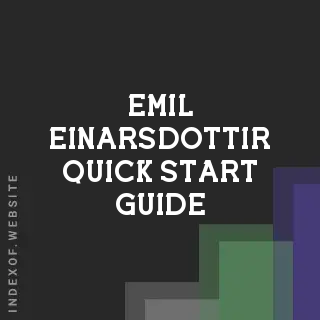 Emil Einarsdottir Quick Start Guide | Indexof