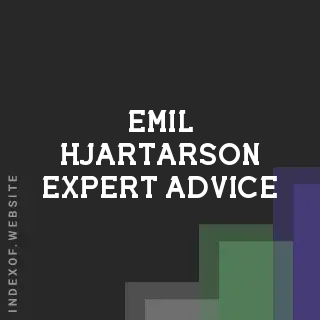 Emil Hjartarson Expert Advice | Indexof