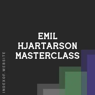 Emil Hjartarson Masterclass | Indexof