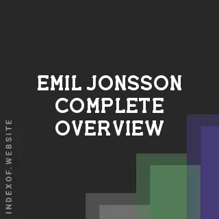 Emil Jonsson Complete Overview | Indexof