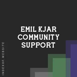 Emil Kjar Community Support | Indexof