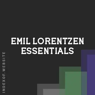 Emil Lorentzen Essentials | Indexof