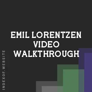 Emil Lorentzen Video Walkthrough | Indexof