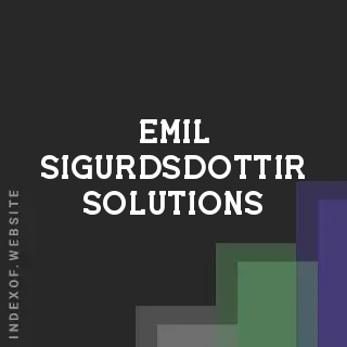 Emil Sigurdsdottir Solutions | Indexof