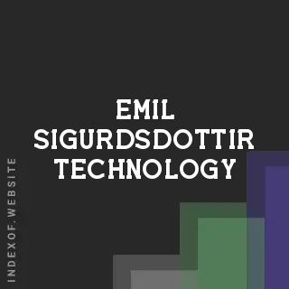 Emil Sigurdsdottir Technology | Indexof