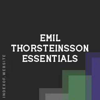 Emil Thorsteinsson Essentials | Indexof
