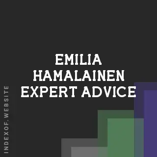 Emilia Hamalainen Expert Advice | Indexof
