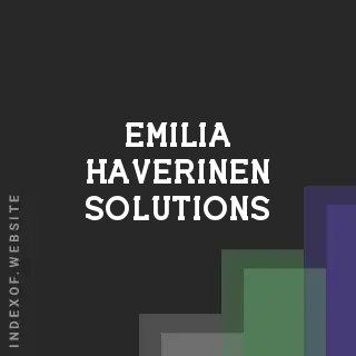 Emilia Haverinen Solutions | Indexof
