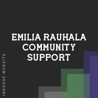 Emilia Rauhala Community Support | Indexof