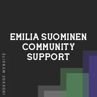 Emilia Suominen Community Support | Indexof